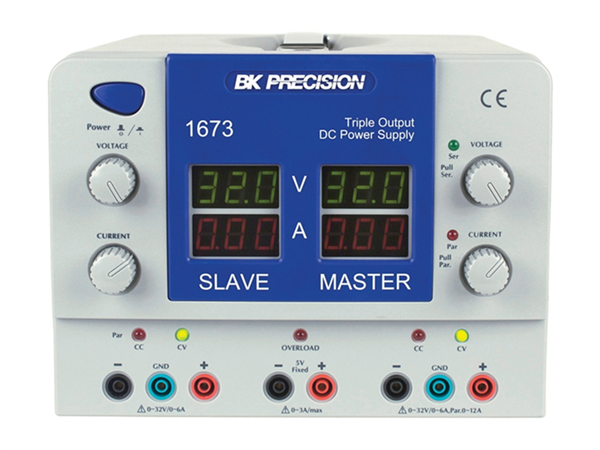 B&K 1673 三通道直流電源（2×32V／6A＋5V