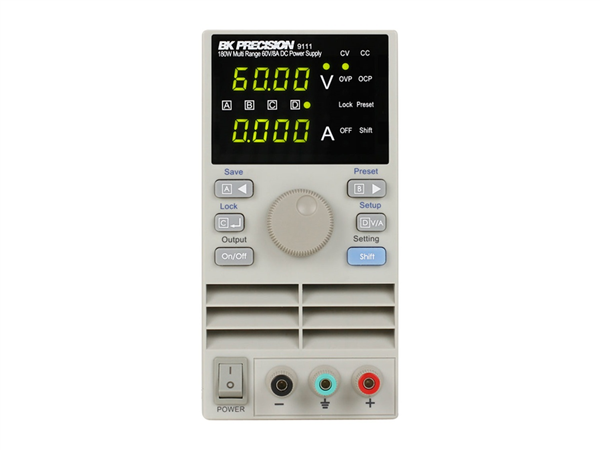 B&K 9111 寬範圍直流電源（60V／8A／180W