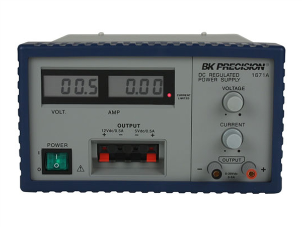 B&K 1671A 三輸出直流電源（30V／5A＋12V