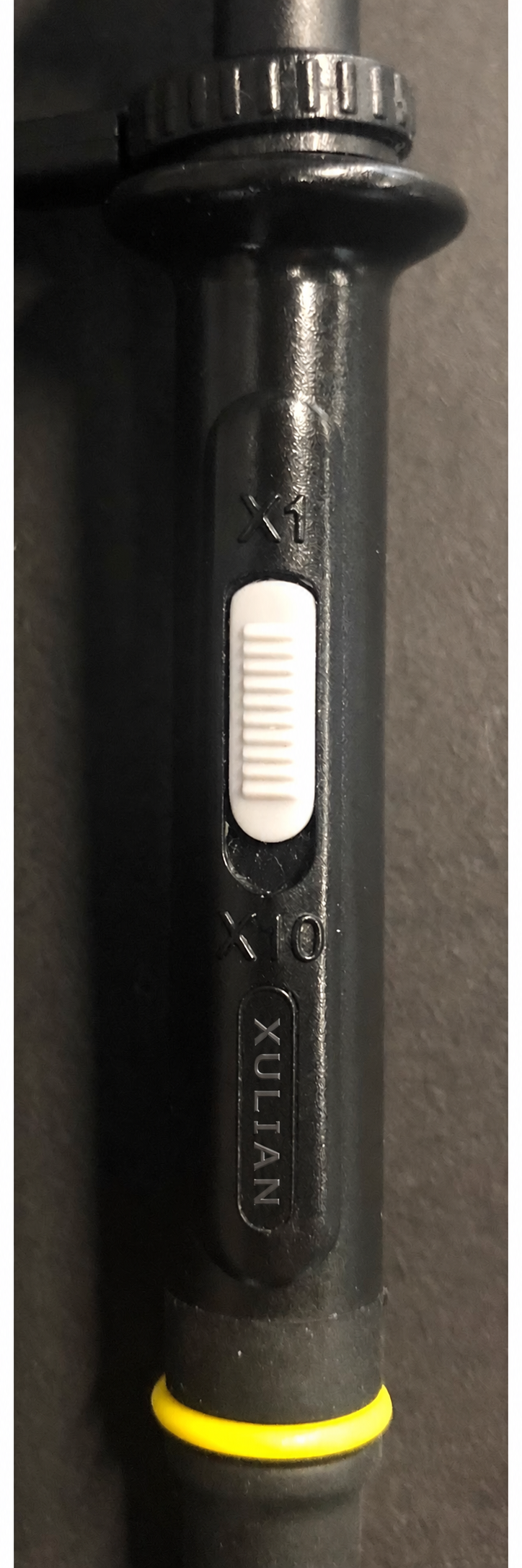 探棒 1X/10X 切換位置;本頻寬確認範例採 1:1。