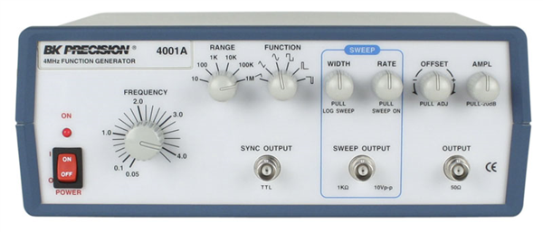 B&K 4001A 4MHz 掃頻函數產生器（旋鈕式）