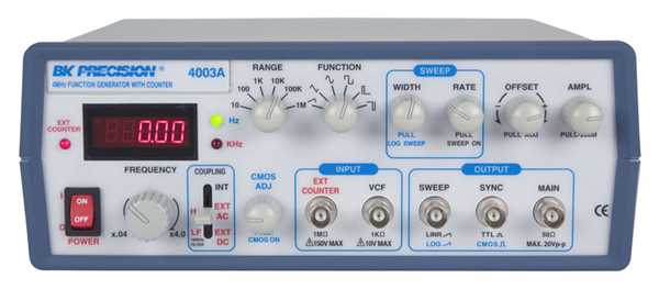 B&K 4003A 4MHz 掃頻函數產生器（LED 顯