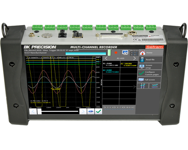 B&K Precision DAS220／DAS240 多通道資料記錄器