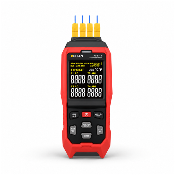 XULIAN XL-814B 精密四通道溫度資料紀錄儀