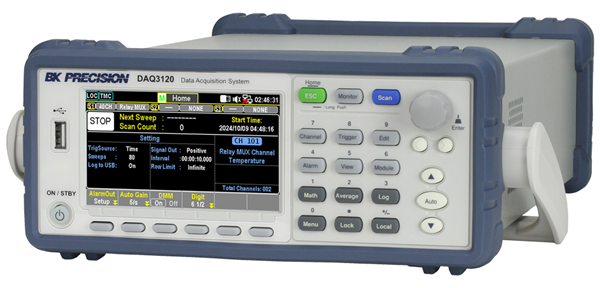 B&K Precision DAQ3120 模組化資料擷取與開關系統